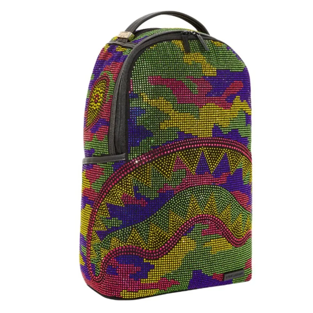 Sprayground “Trinity Inverted Reality” Backpack – 18″  Multicolor Crystals – NWT - Picture 3 of 9